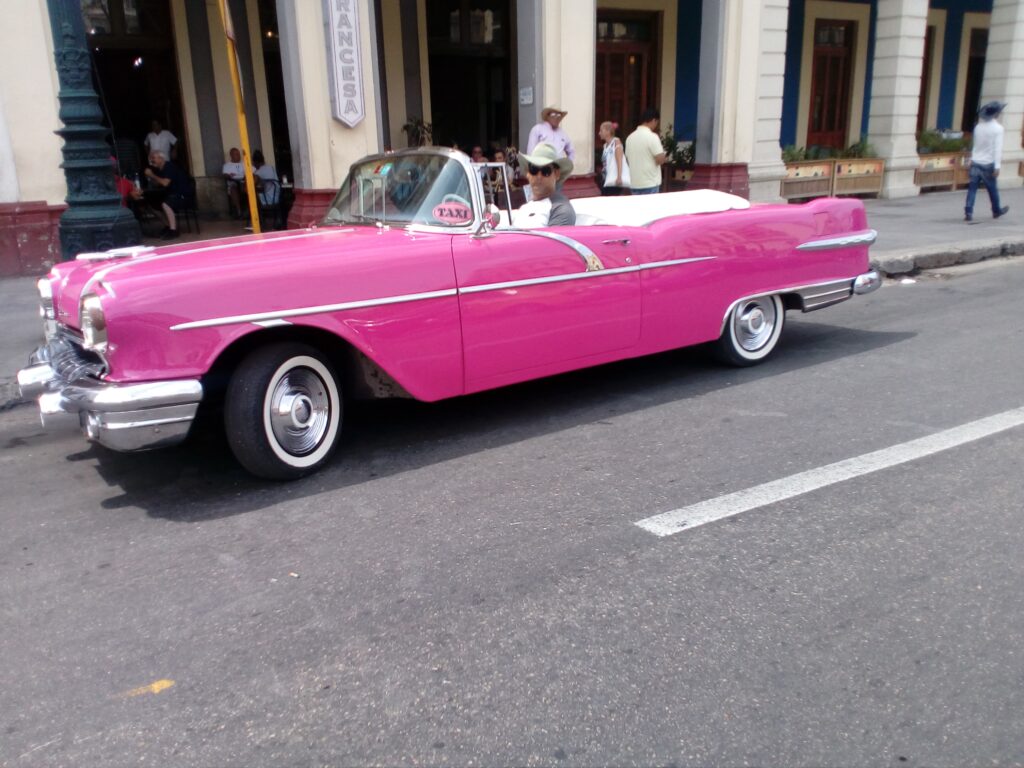 convertible vintage car rent in havana cuba